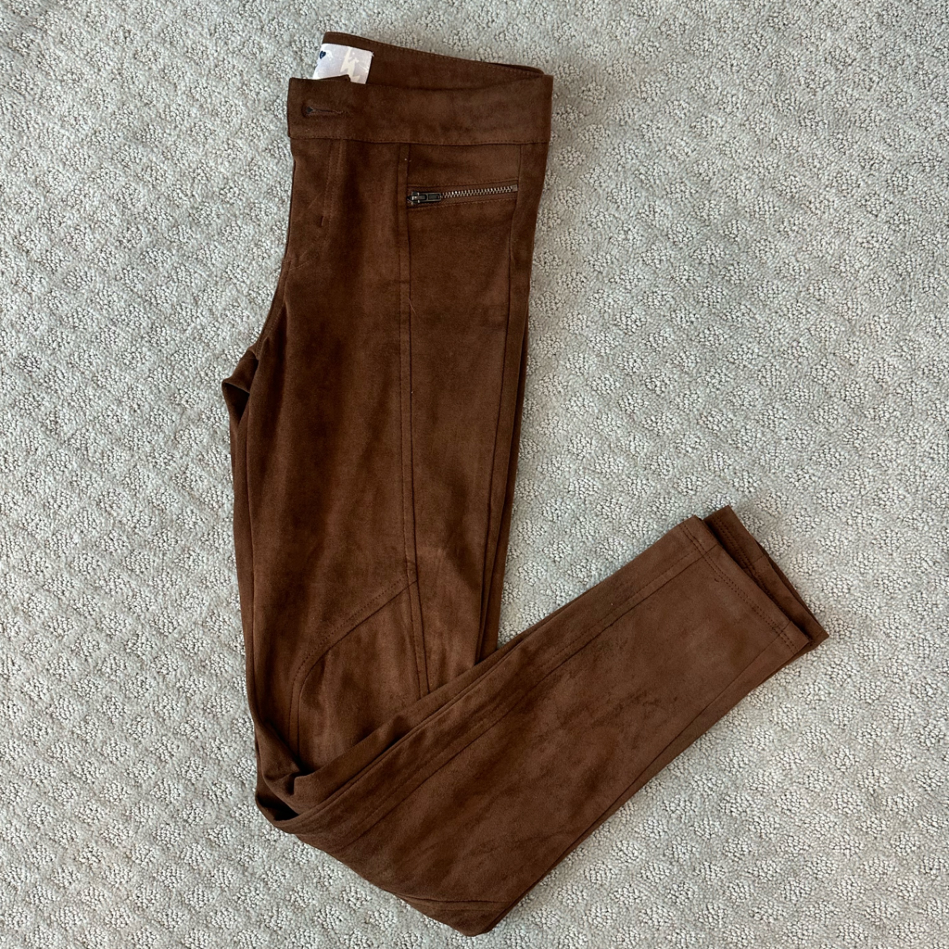 Brand New, Never Worn. Suede “Legging” Type Pants